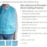 Waterproof Adult Bibs: Ideal for Dental Procedures and More
