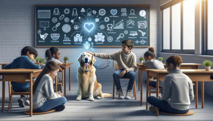 Therapy Dogs in Schools Enhance Student Well-Being