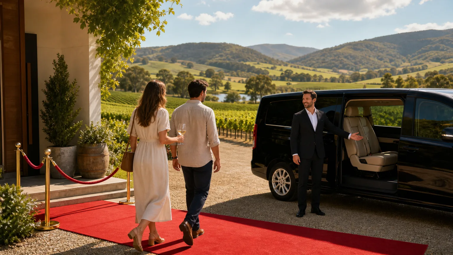Red Carpet Wine Tours: visual reference for 1. Red Carpet Wine Tours: Custom Private Tours from Your Home