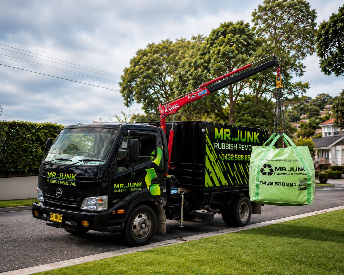 skip bag truck