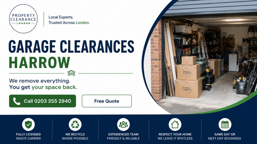Garage Clearance Services in Harrow: Fast and Affordable Solutions