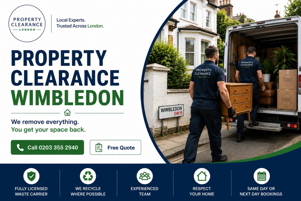 Property Clearance Services in Wimbledon for Swift Help