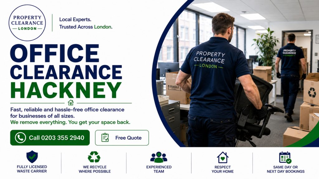 Office Clearance Services in Hackney: Efficient and Reliable